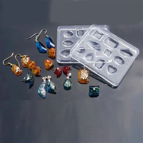 Resin Molds For Jewelry Earring Pendant Eardrop Nail Art Making Epoxy Resin 1pc Jewelry Tools