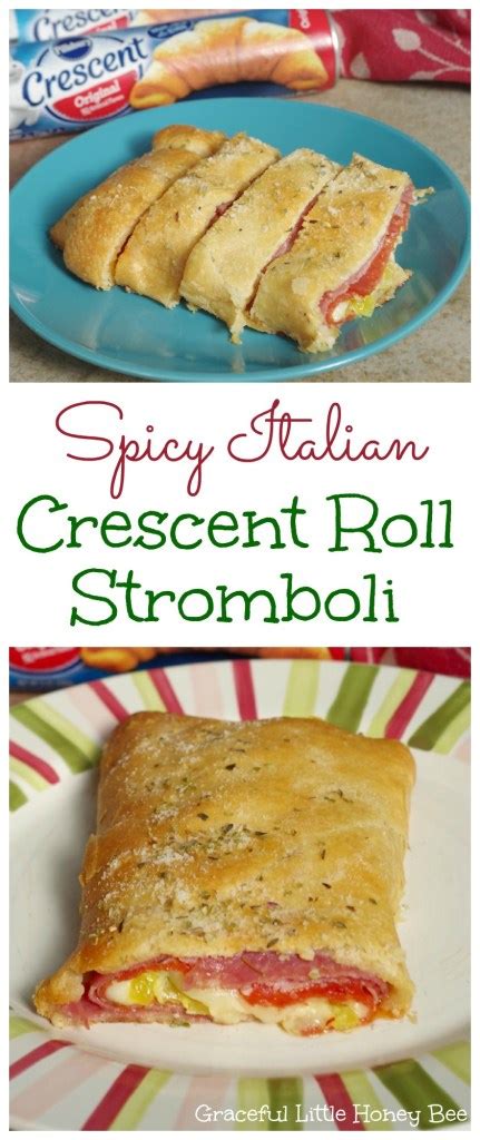 Redducati december 10, 2014 at 2:44 pm mst. Spicy Italian Crescent Roll Stromboli - Graceful Little ...