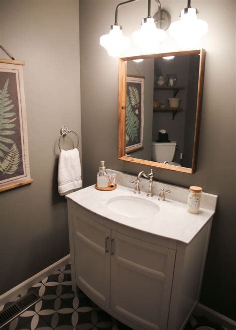 Homeadvisor's small bathroom cost guide provides average remodel & renovation prices for power rooms or small bathrooms with showers. Our Gray & White Half-Bathroom Remodel - Kitchen Treaty ...