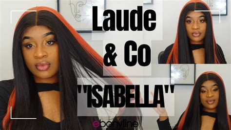 Laude Co Human Hair Blend Glueless Hd Lace Front Wig Isabella Youtube