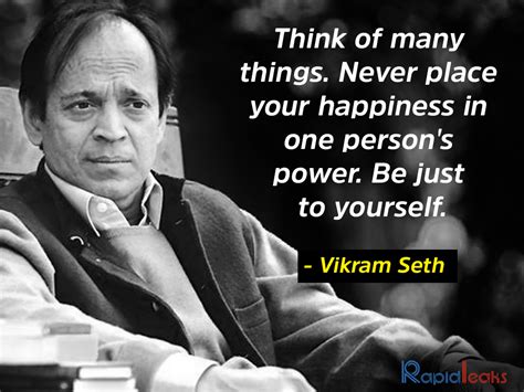 Born and early life vikram seth was born to leila and prem seth in calcutta (now kolkata). These 9 Quotes By Vikram Seth Will Give You Major ...