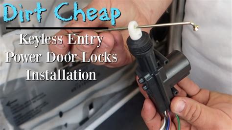 Install Power Door Lock Actuators Keyless Entry On Your Vehicle In