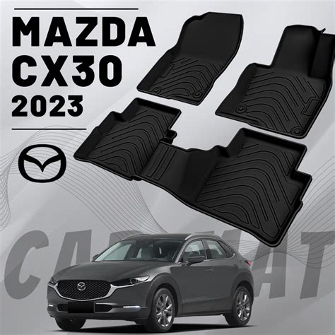 Supply All Weather 3d Tpe Car Floor Mats For Mazda Cx30 2023 Wholesale