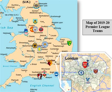 Where Are All 20 Premier League Teams Located Prosoccertalk Nbc Sports