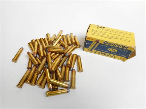 Assorted 32 20 Winchester Ammo