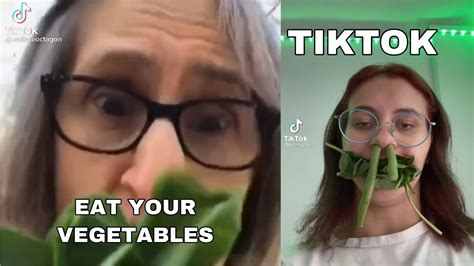 eat your vegetables vegan teacher tiktok compilation youtube