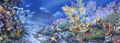 Download this line art underwater set with starfish shells and coral reef plants hand painted laminaria corals and shell isolated on white. Panoramic Jigsaw Puzzles | Challenging Beautiful Panoramic ...