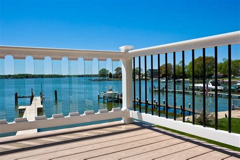 We offer a large selection of composite and aluminum deck railing. Wolf Deck & Porch Railing Systems | Pvc railing, Deck ...