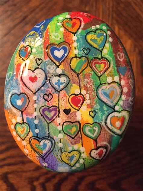 Heart Love Painted Rock Painted Rocks Craft Painted Stones Paint