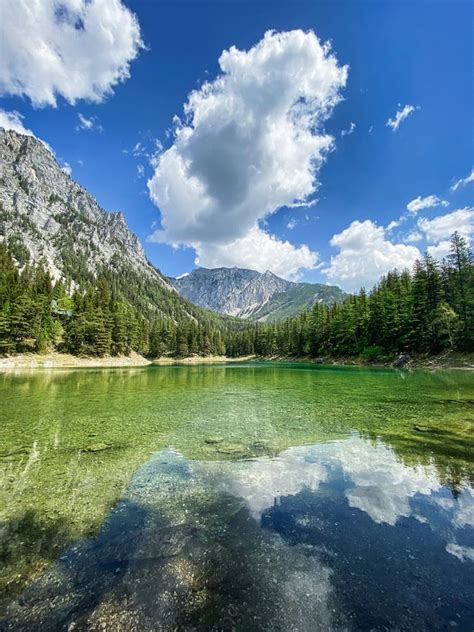 Green Lake Austria Stock Photo Image Of Forest Tree 183775968