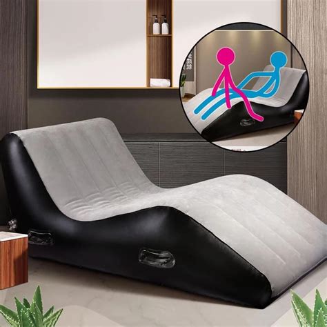 Sex Furniture Inflatable Chair Toughage Soft Sex Wedge Sofa Adult Game
