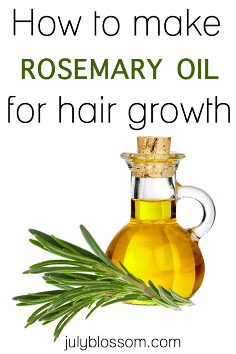 how to make rosemary oil for hair growth ♡ july blossom