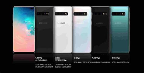 Samsung Galaxy S10 8128gb 64 Czarny Sm G975 Smartfon Niskie Ceny