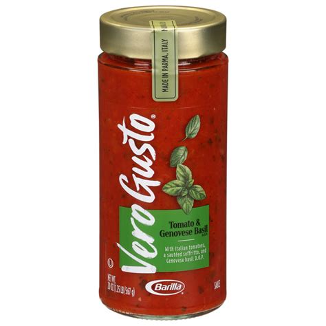 Save On Barilla Vero Gusto Pasta Sauce Tomato Basil Order Online