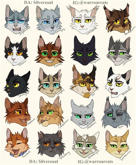 My Top 20 Favorite Warriors By Silverzoul Warrior Cats Books Warrior