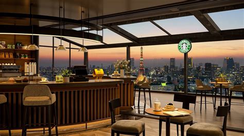 Starbucks Coffee Shop ☕ Enjoy The Relax Ambience of Cafe with Sweet