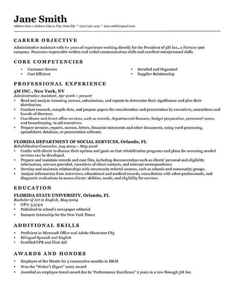 free classic resume templates in microsoft word format creativebooster