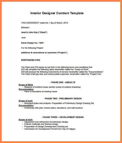 Mount royal university's interior decorating extension certificate is a decorators & designers courses and fees. 5+ interior design letter of agreement template | Purchase ...