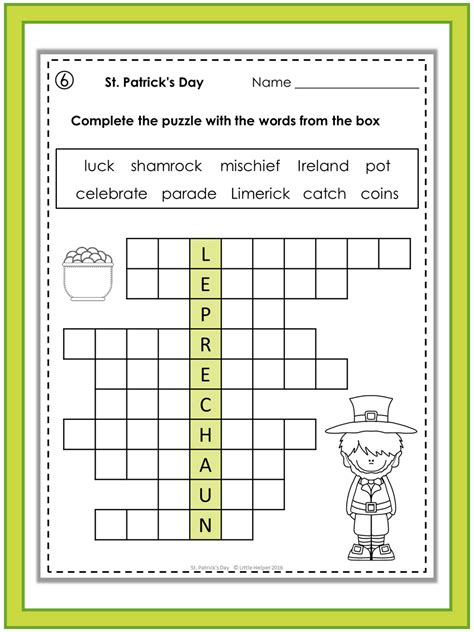 Patrick's day crossword puzzle is a festive and fun game for both kids and adults to work on this upcoming march. St. Patrick's Day Puzzles | How to memorize things ...