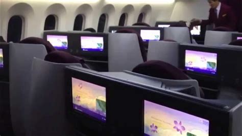 Thai Airways 787 Business Class Youtube