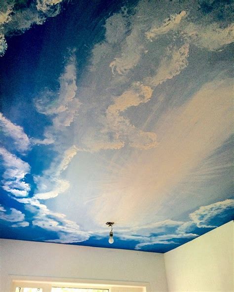 Ceiling Sky Mural Sky Mural Ceiling Cloud Mural Cloudy Mural