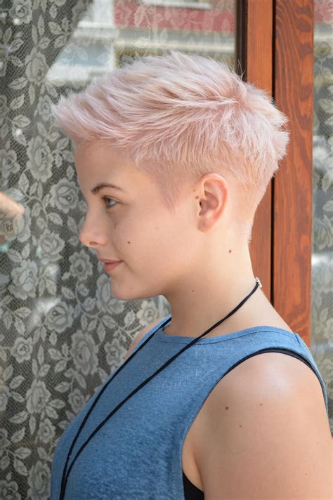 Pink Pixie Super Short Hair Short Hair Styles Hair Styles