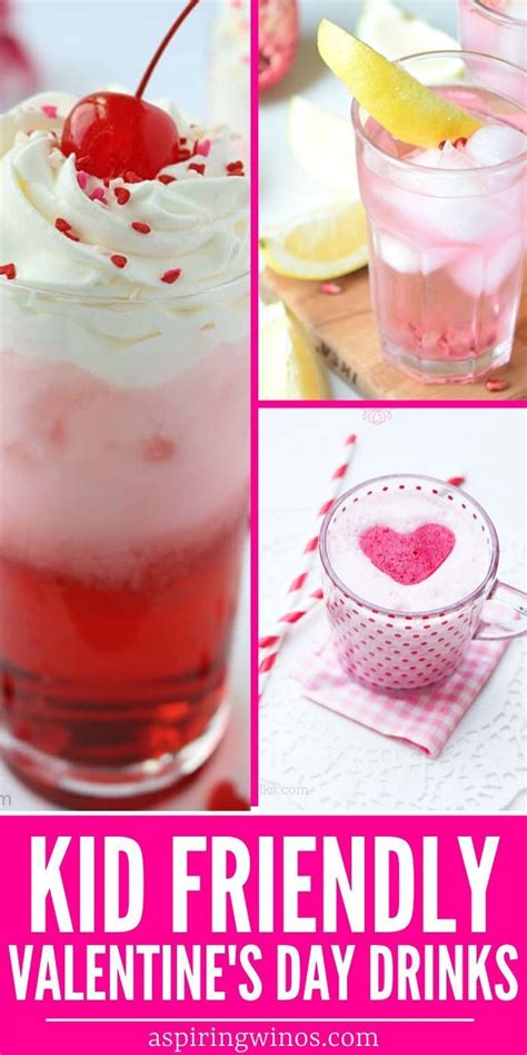 Valentines Day Mocktails For Kids And Adults Valentines Day Drinks