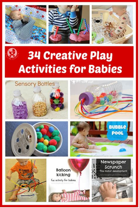 34 Creative Play Activities For Babies Under 1 Year
