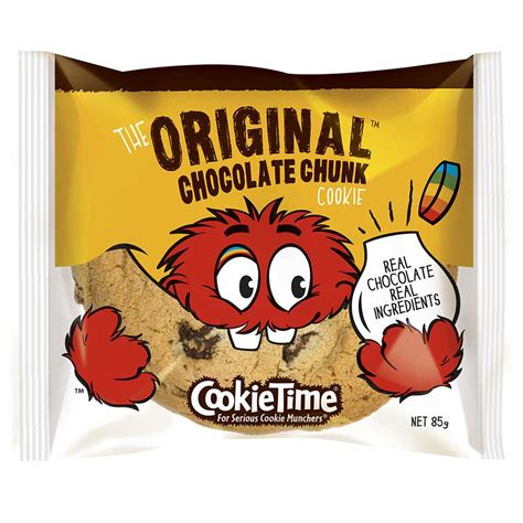 Cookie Time Cookie Original Chocolate Chunk 85g Kiwi Corner Dairy