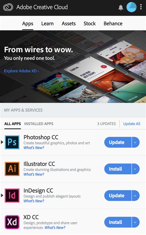 Adobe creative cloud includes a variety of creative applications for both desktop and mobile usage. Adobe Creative Cloud for Staff/Faculty Use - Emerson IT ...