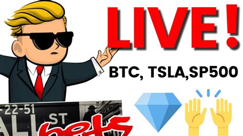 The bitcoin market is constantly changing. Stock Market Live: Friday Open Bitcoin, S&P 500🚀🚀, TSLA ...