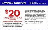 Oil Change Coupons Images