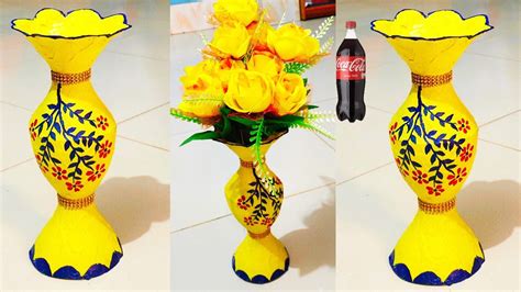 How To Make Plastic Bottle Flower Vaseplastic Bottle Craft Ideashow
