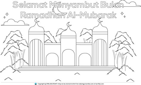 Gambar Mewarnai Masjid Bulan Ramadan 2022 Schedule Imagesee
