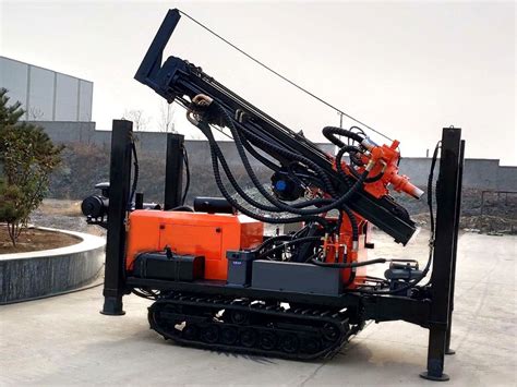 Kw Factory Price Crawler Type Pneumatic Rock Drilling Machine Water Well For Sale China