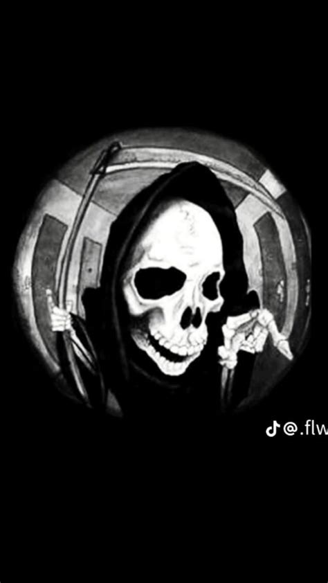 Discord Pfp Cool Skeleton Grim Reaper Art Skull Icon