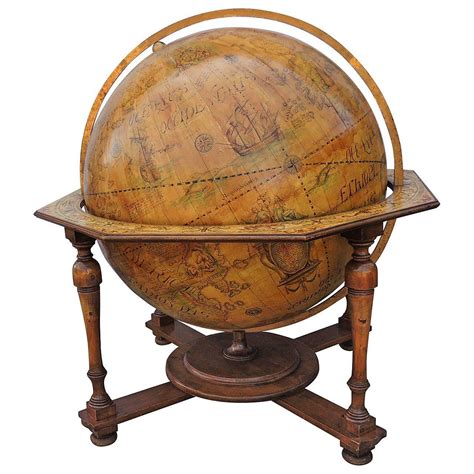 Antique World Globe Logo