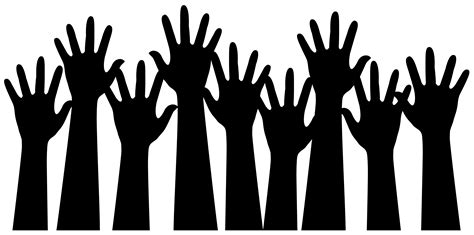Hands raised clipart - Clipground