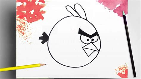 Como Dibujar Angry Birds Muy Facil How To Draw A Angry Birds Very