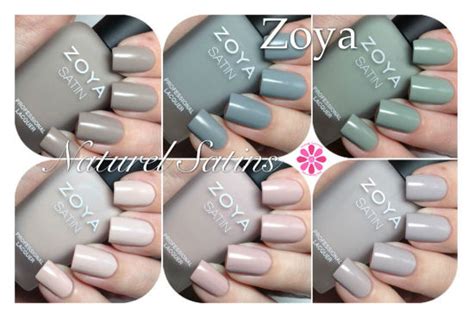 Zoya Naturel Satins Collection Swatches Review Cosmetic Sanctuary