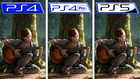 The Last Of Us Part Ii Ps5 Ps4 Pro Ps4 Ps5 Patch Comparison