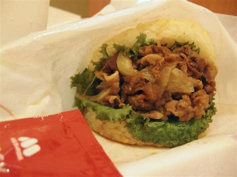 Rice Burger By Mos Burger In Japan Food Burger Fast Food