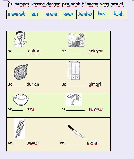 Maybe you would like to learn more about one of these? Phin Kah Hoong D20112054050: Latihan penjodoh bilangan (1)