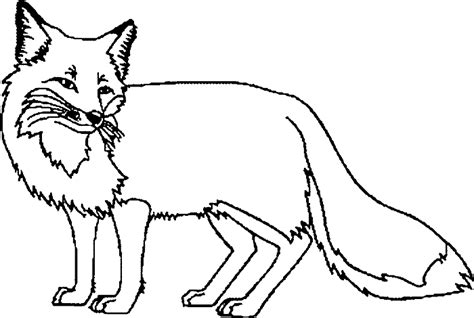 Arctic Fox Clipart Black And White Clip Art Library