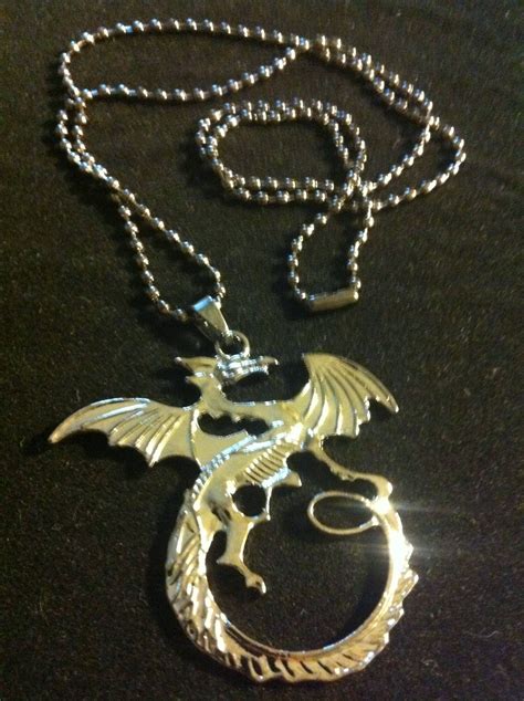 Dragon Pendant On A Chain By Armstudio On Etsy Dragon Pendant
