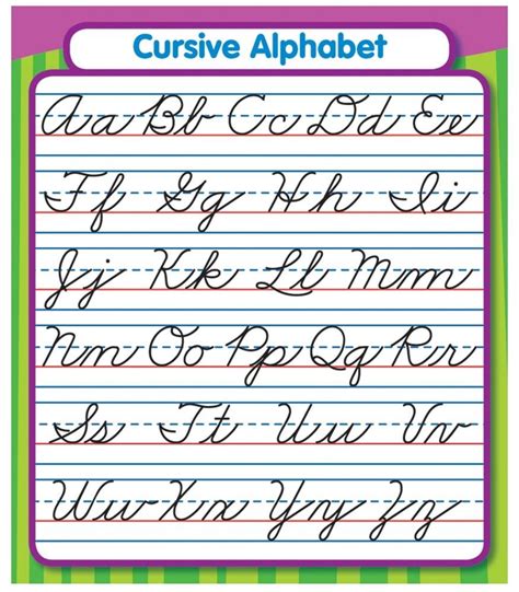Alphabet In Cursive Writing 7de In 2023 Teaching Cursive Cursive