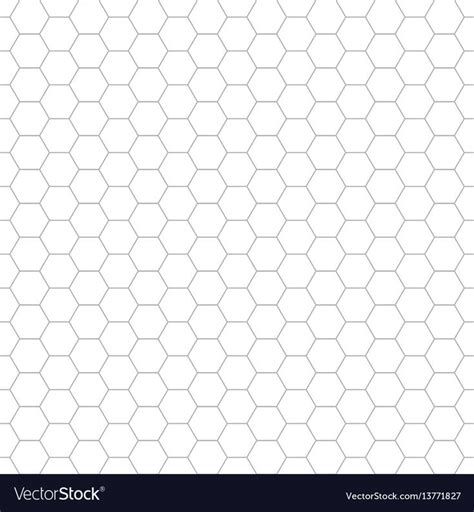 Hexagon Geometric Pattern Seamless Vector Illustration Eps10