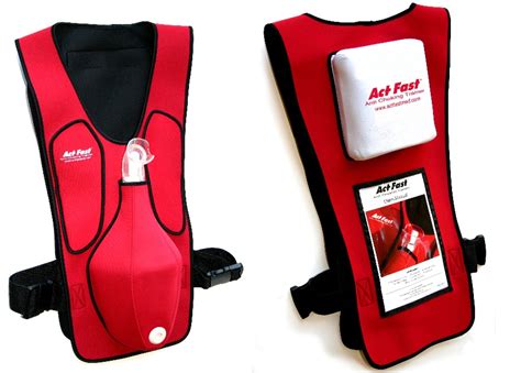 Act Fast Rescue Choking Vest Blue Or Red Af 101 B Made By Act Fast