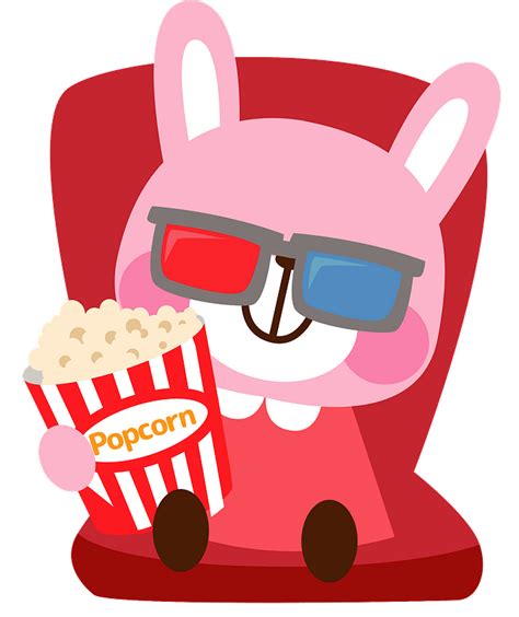 Rabbit Is Watching Movie Clipart Free Download Transparent Png