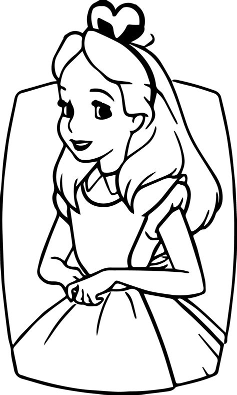 Alice In Wonderland Coloring Sheets Alice In Wonderland Coloring Pages